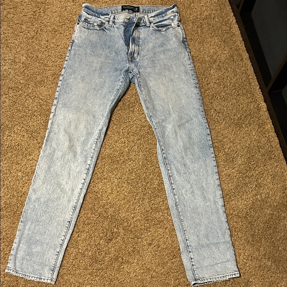 Abercrombie & Fitch Light Wash Skinny Jeans